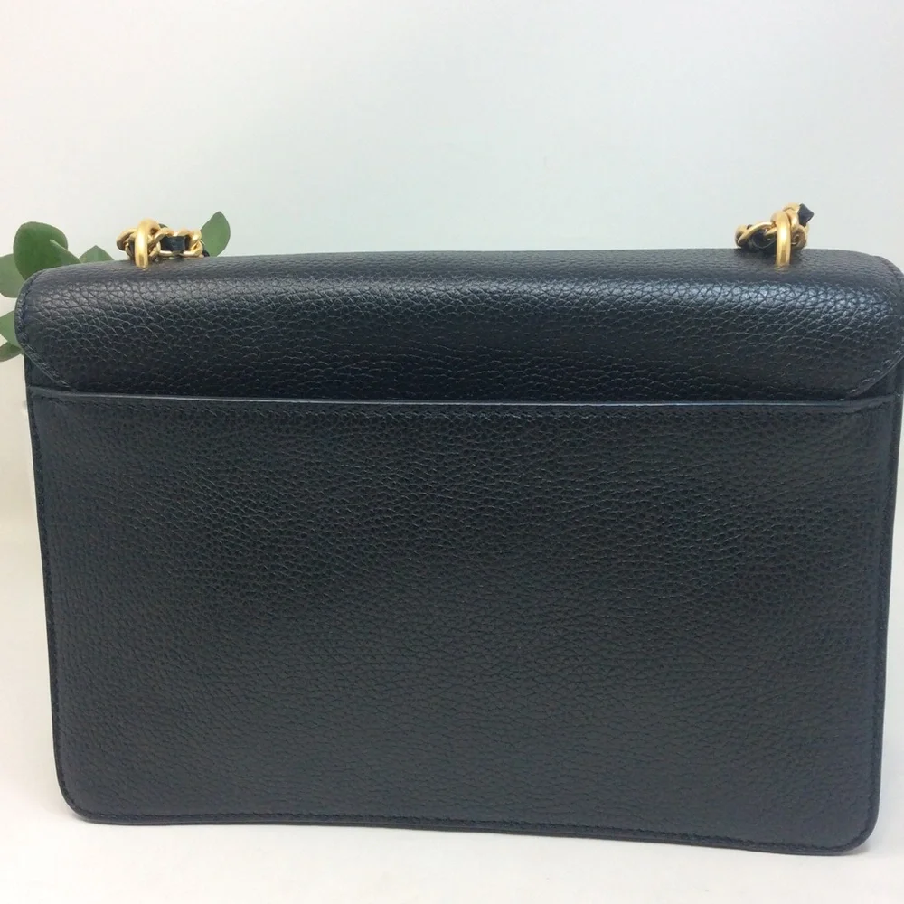 ✨Authentic Tory Burch Britten Adjustable Shoulder Bag Purse Crossbody Leather - Picture 4 of 16